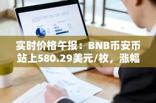 实时价格午报：BNB币安币站上580.29美元/枚，涨幅达1.01%