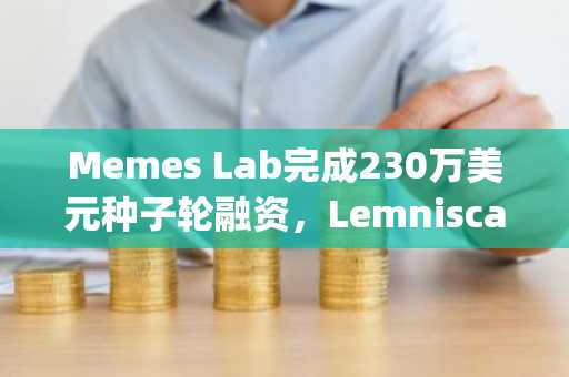 Memes Lab完成230万美元种子轮融资，Lemniscap领投