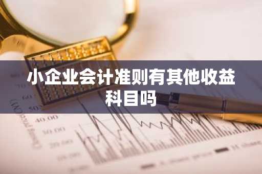 小企业会计准则有其他收益科目吗