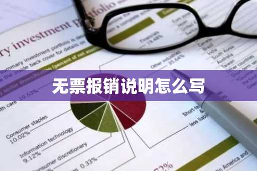 无票报销说明怎么写
