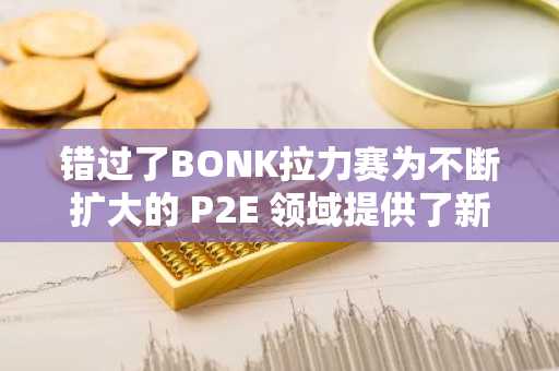 错过了BONK拉力赛为不断扩大的 P2E 领域提供了新的机会