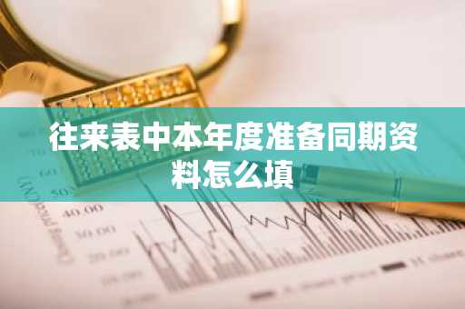 往来表中本年度准备同期资料怎么填