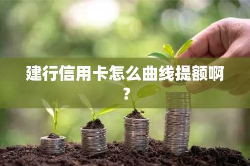建行信用卡怎么曲线提额啊？
