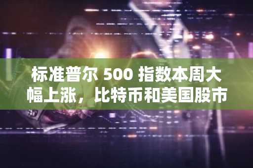 标准普尔 500 指数本周大幅上涨，比特币和美国股市上涨