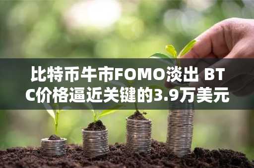 比特币牛市FOMO淡出 BTC价格逼近关键的3.9万美元盈利区域