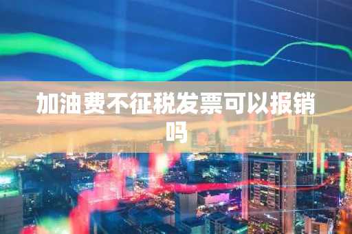 加油费不征税发票可以报销吗