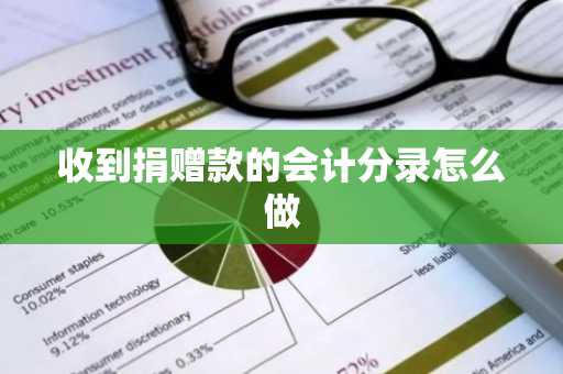 收到捐赠款的会计分录怎么做