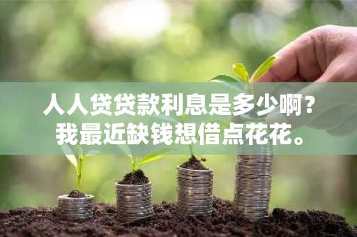 人人贷贷款利息是多少啊？我最近缺钱想借点花花。