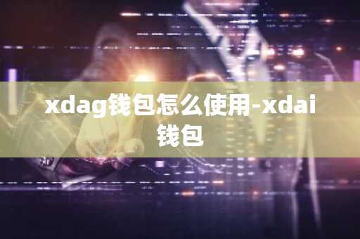 xdag钱包怎么使用-xdai钱包
