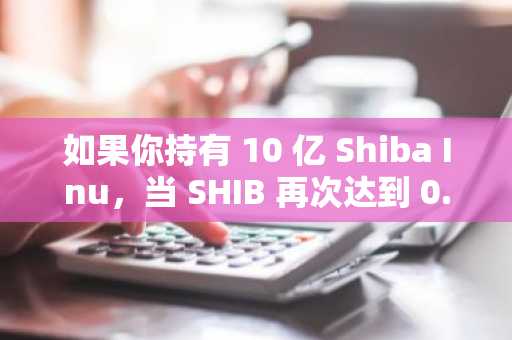 如果你持有 10 亿 Shiba Inu，当 SHIB 再次达到 0.000088 美元时，你将获得以下回报