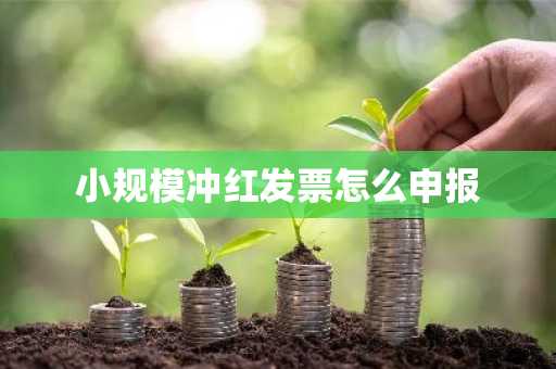 小规模冲红发票怎么申报