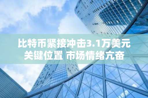 比特币紧接冲击3.1万美元关键位置 市场情绪亢奋