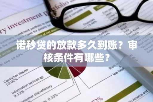 诺秒贷的放款多久到账？审核条件有哪些？