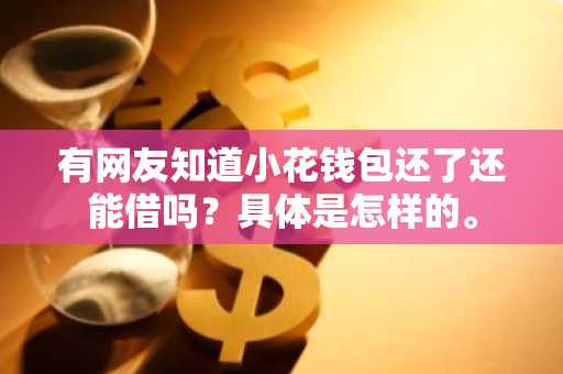 有网友知道小花钱包还了还能借吗？具体是怎样的。