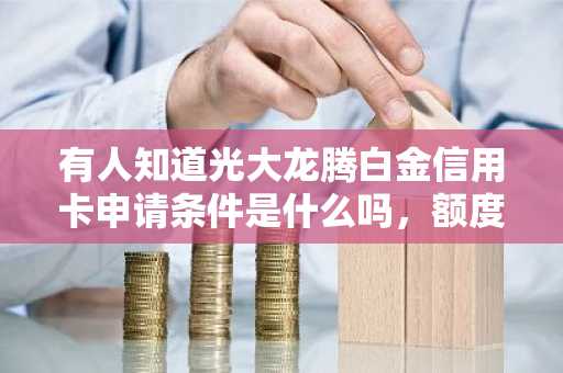 有人知道光大龙腾白金信用卡申请条件是什么吗，额度有多少啊？