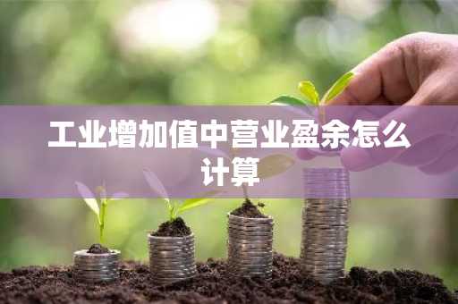 工业增加值中营业盈余怎么计算