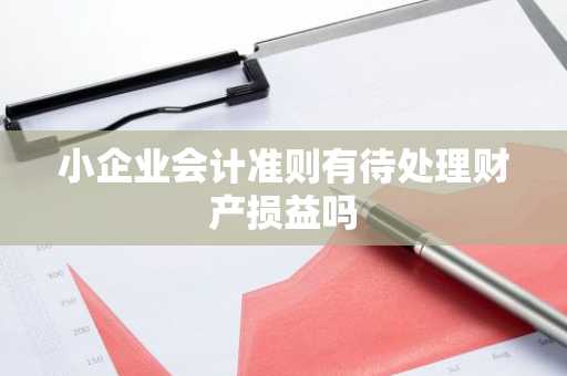 小企业会计准则有待处理财产损益吗