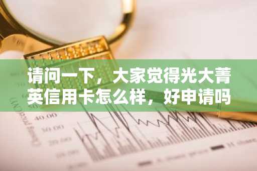 请问一下，大家觉得光大菁英信用卡怎么样，好申请吗，和白金卡额度共享吗？
