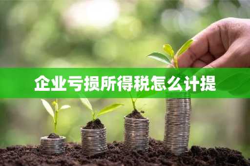 企业亏损所得税怎么计提