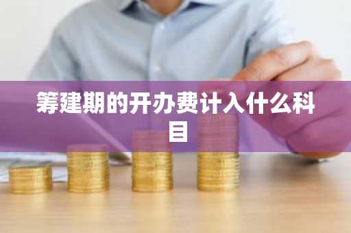 筹建期的开办费计入什么科目