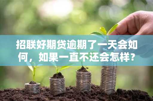 招联好期贷逾期了一天会如何，如果一直不还会怎样？