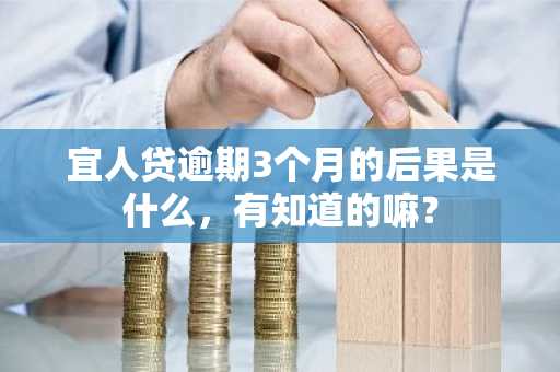 宜人贷逾期3个月的后果是什么，有知道的嘛？