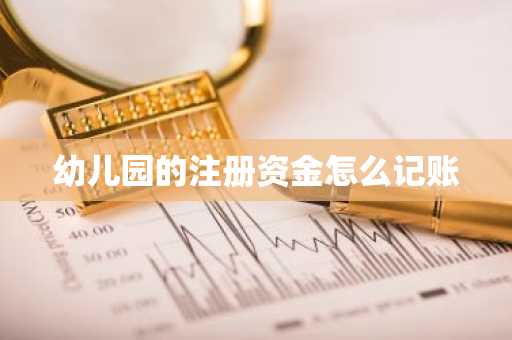 幼儿园的注册资金怎么记账