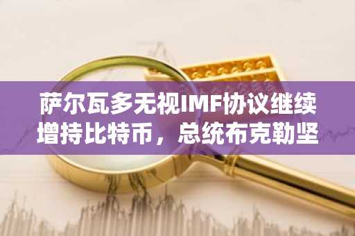 萨尔瓦多无视IMF协议继续增持比特币，总统布克勒坚持加密货币战略