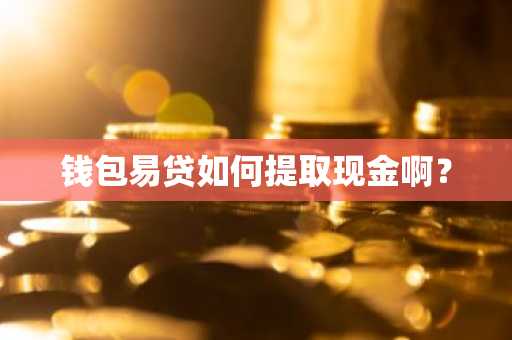 钱包易贷如何提取现金啊？