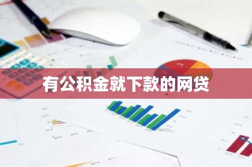 有公积金就下款的网贷
