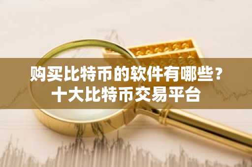 购买比特币的软件有哪些？十大比特币交易平台