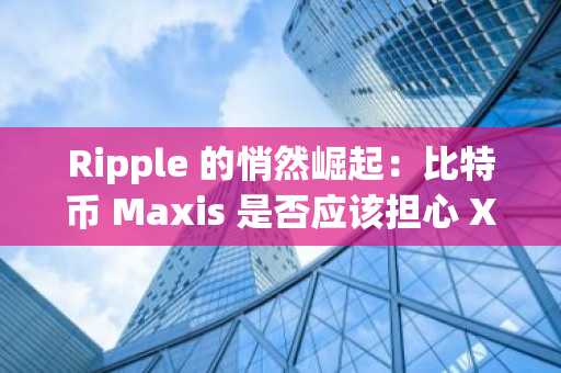Ripple 的悄然崛起：比特币 Maxis 是否应该担心 XRP 日益增长的影响力？