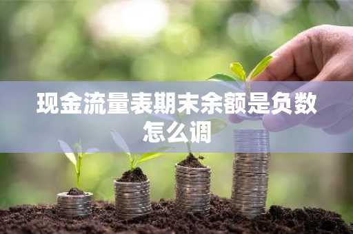 现金流量表期末余额是负数怎么调