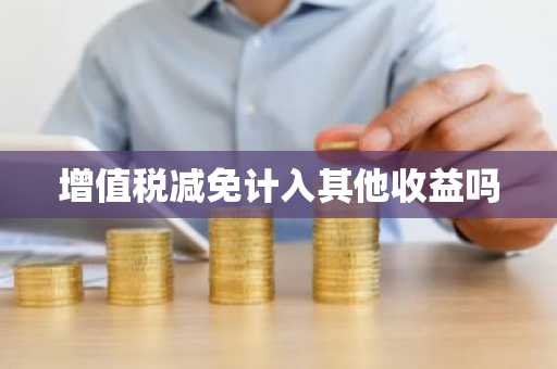 增值税减免计入其他收益吗