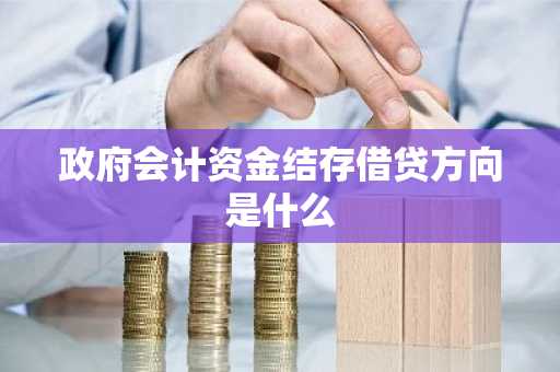 政府会计资金结存借贷方向是什么