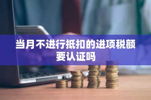 当月不进行抵扣的进项税额要认证吗