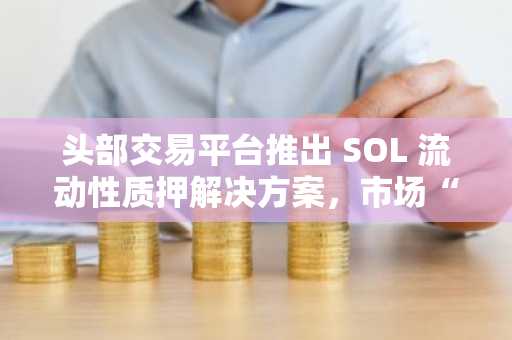 头部交易平台推出 SOL 流动性质押解决方案，市场“聪明钱”已经做出选择