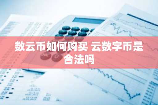 数云币如何购买 云数字币是合法吗