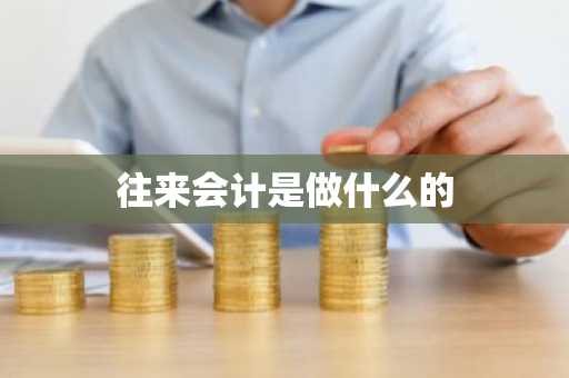 往来会计是做什么的