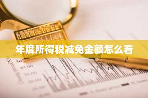 年度所得税减免金额怎么看