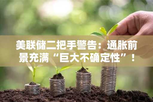 美联储二把手警告：通胀前景充满“巨大不确定性”！