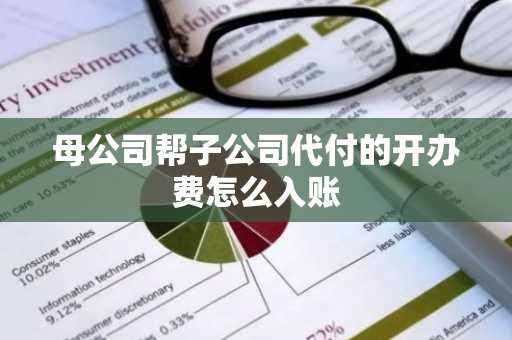 母公司帮子公司代付的开办费怎么入账