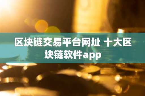 区块链交易平台网址 十大区块链软件app