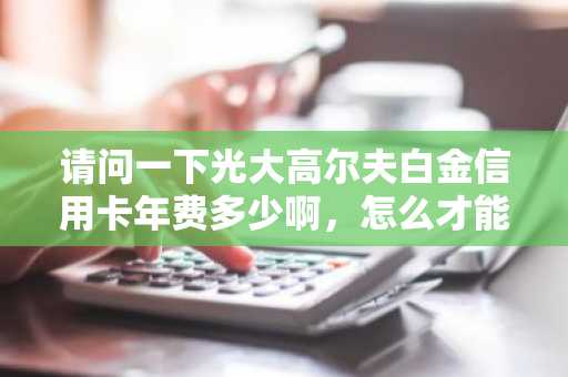 请问一下光大高尔夫白金信用卡年费多少啊，怎么才能提额，不激活的话能注销吗？