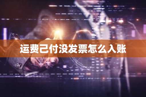 运费己付没发票怎么入账