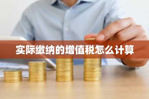 实际缴纳的增值税怎么计算