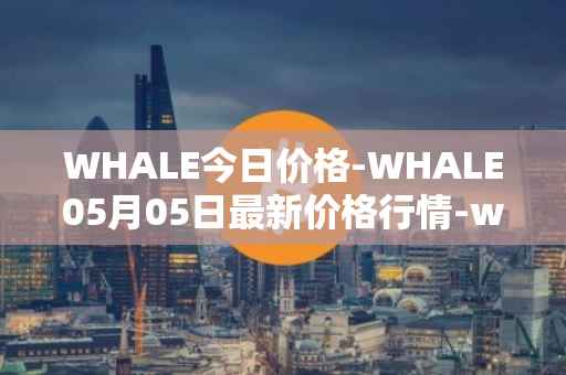 WHALE今日价格-WHALE05月05日最新价格行情-whale最新走势消息