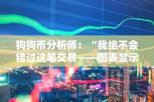 狗狗币分析师：“我绝不会错过这笔交易——图表显示其将上涨至 0.45 美元”