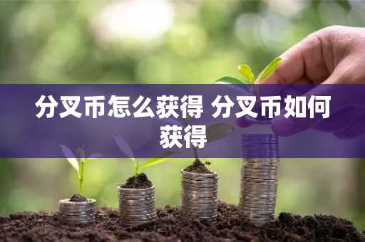 分叉币怎么获得 分叉币如何获得