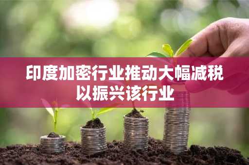 印度加密行业推动大幅减税以振兴该行业